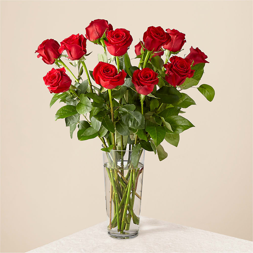 Long Stem Red Rose Bouquet – MILAM FLORAL & GREENHOUSE, Havre MT