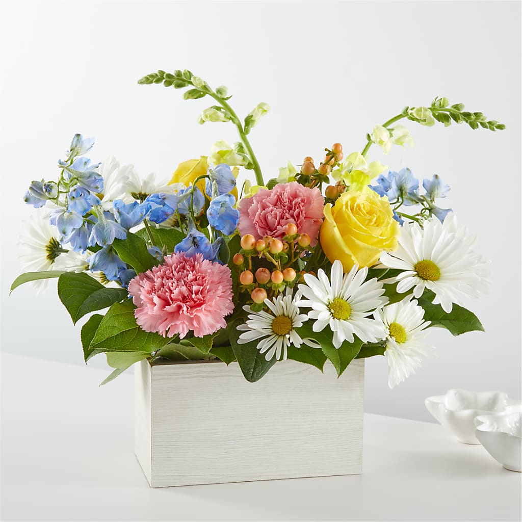 Sun Salutation Box Bouquet – MILAM FLORAL & GREENHOUSE, Havre MT