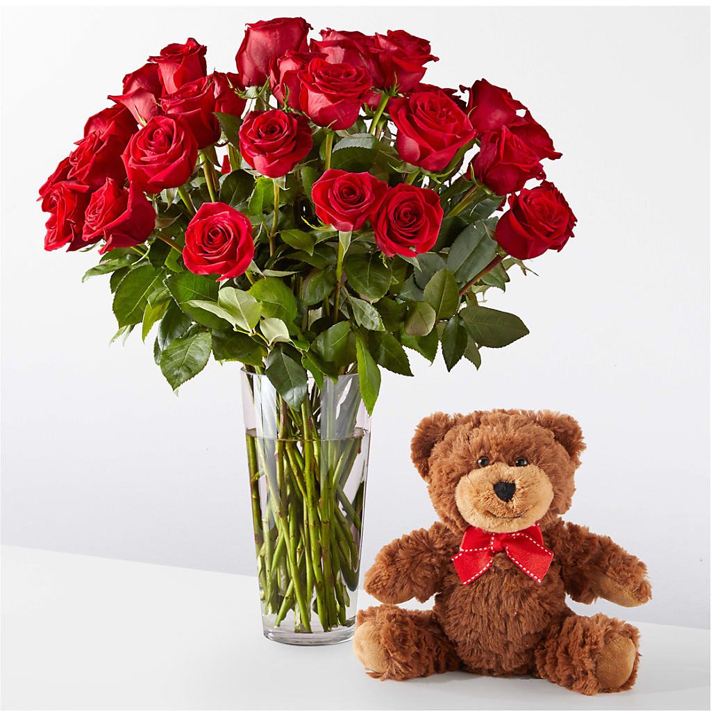 Romantic Long Stem Red Rose Bouquet Bundles – MILAM FLORAL & GREENHOUSE, Havre MT