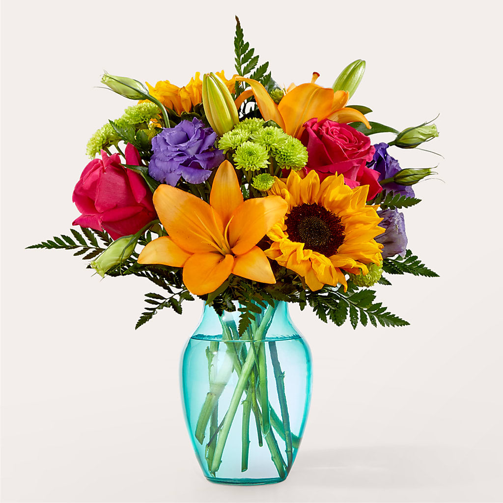 Double Rainbow Bouquet – MILAM FLORAL & GREENHOUSE, Havre MT