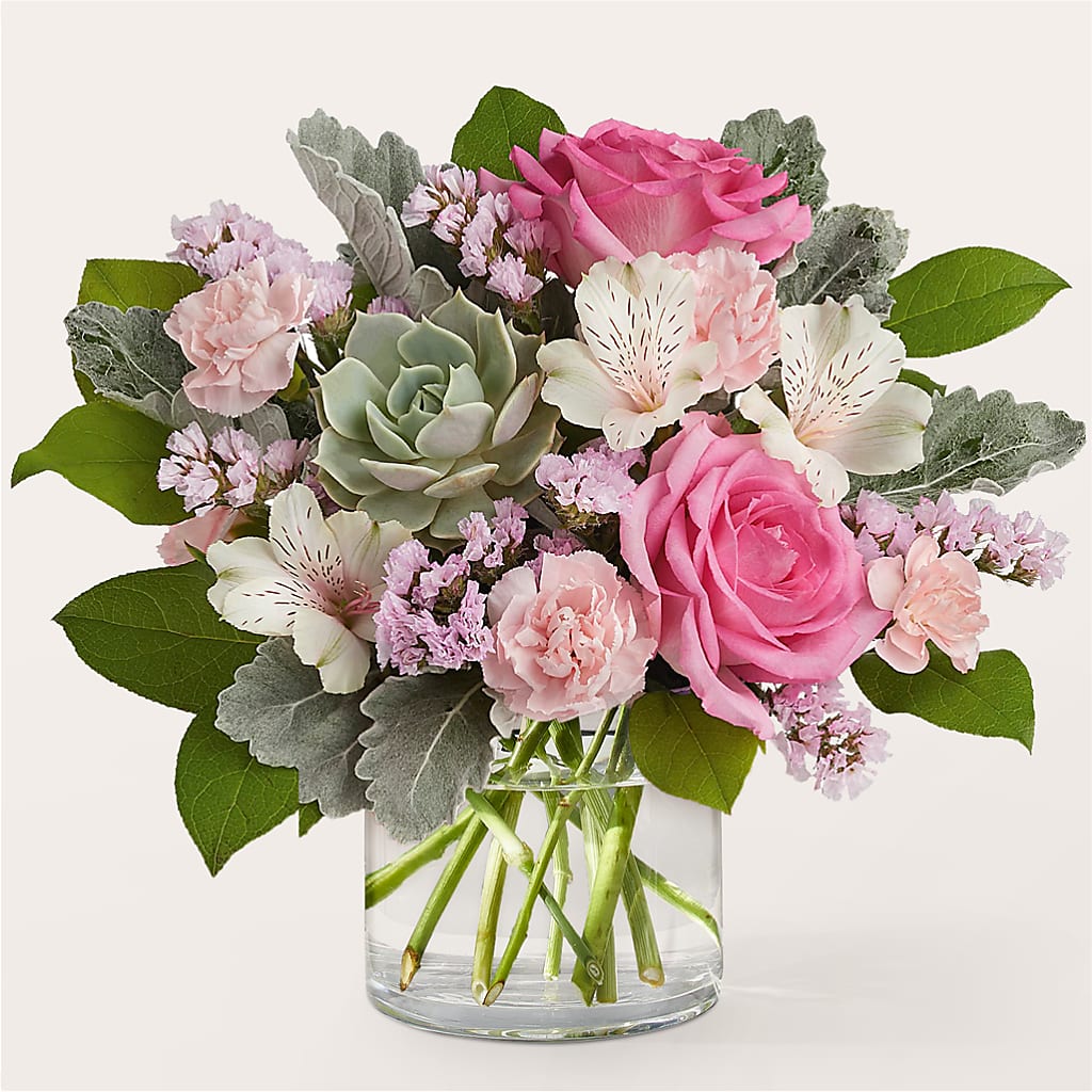 Dusty Rose Bouquet – MILAM FLORAL & GREENHOUSE, Havre MT
