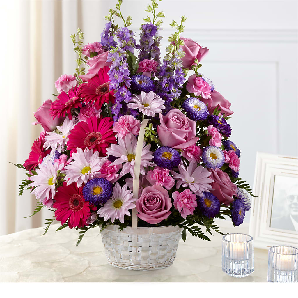 Pastel Peace Basket – MILAM FLORAL & GREENHOUSE, Havre MT