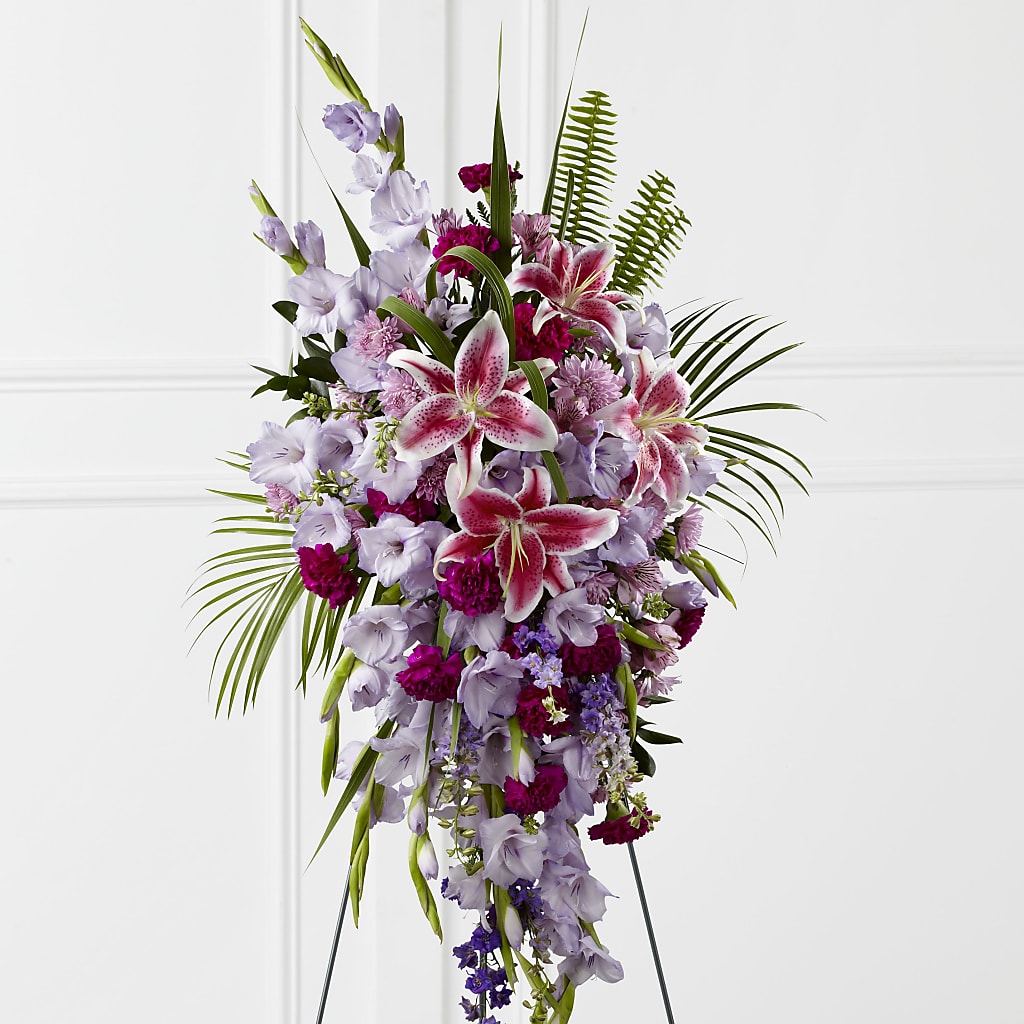 Tender Touch Standing Spray – MILAM FLORAL & GREENHOUSE, Havre MT
