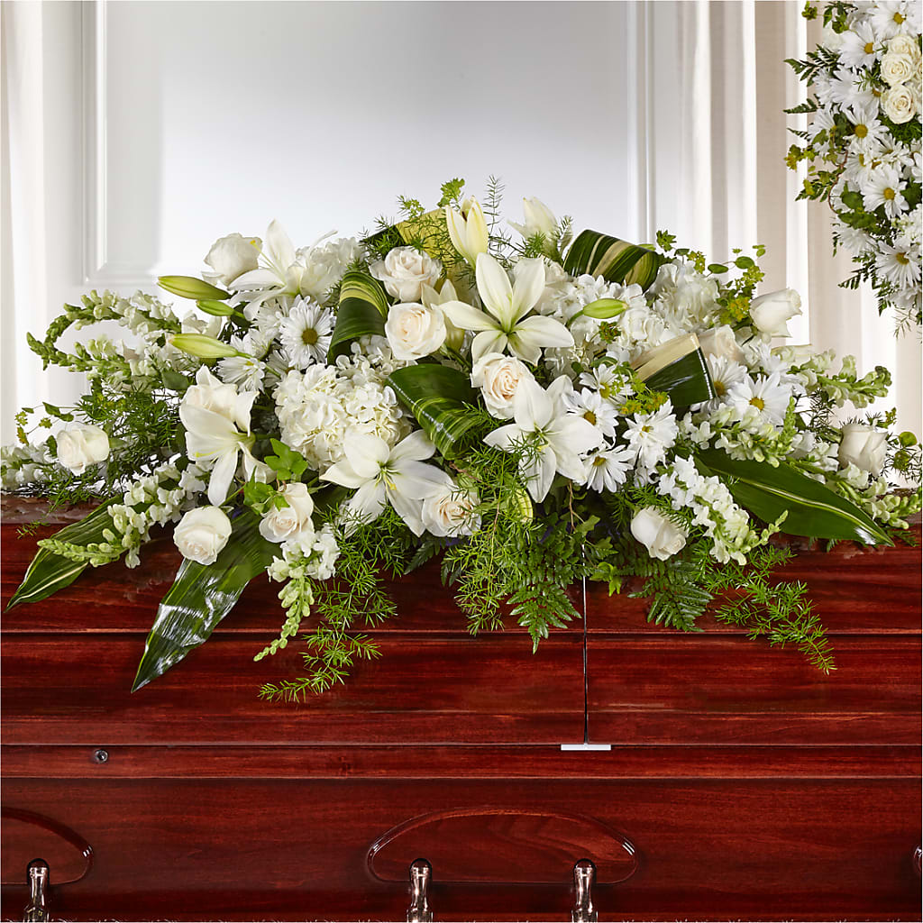 Abundance Casket Spray – MILAM FLORAL & GREENHOUSE, Havre MT