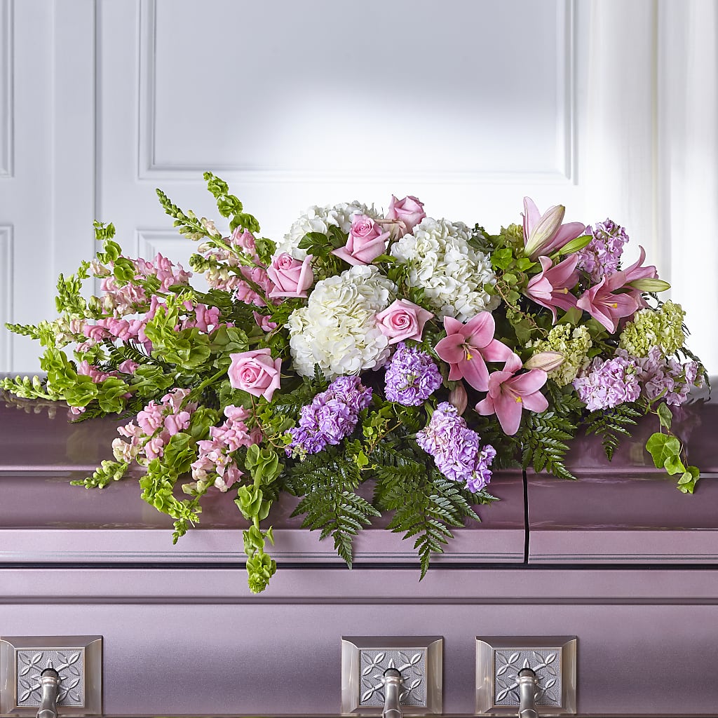 Life's Gratitude Casket Spray – MILAM FLORAL & GREENHOUSE, Havre MT