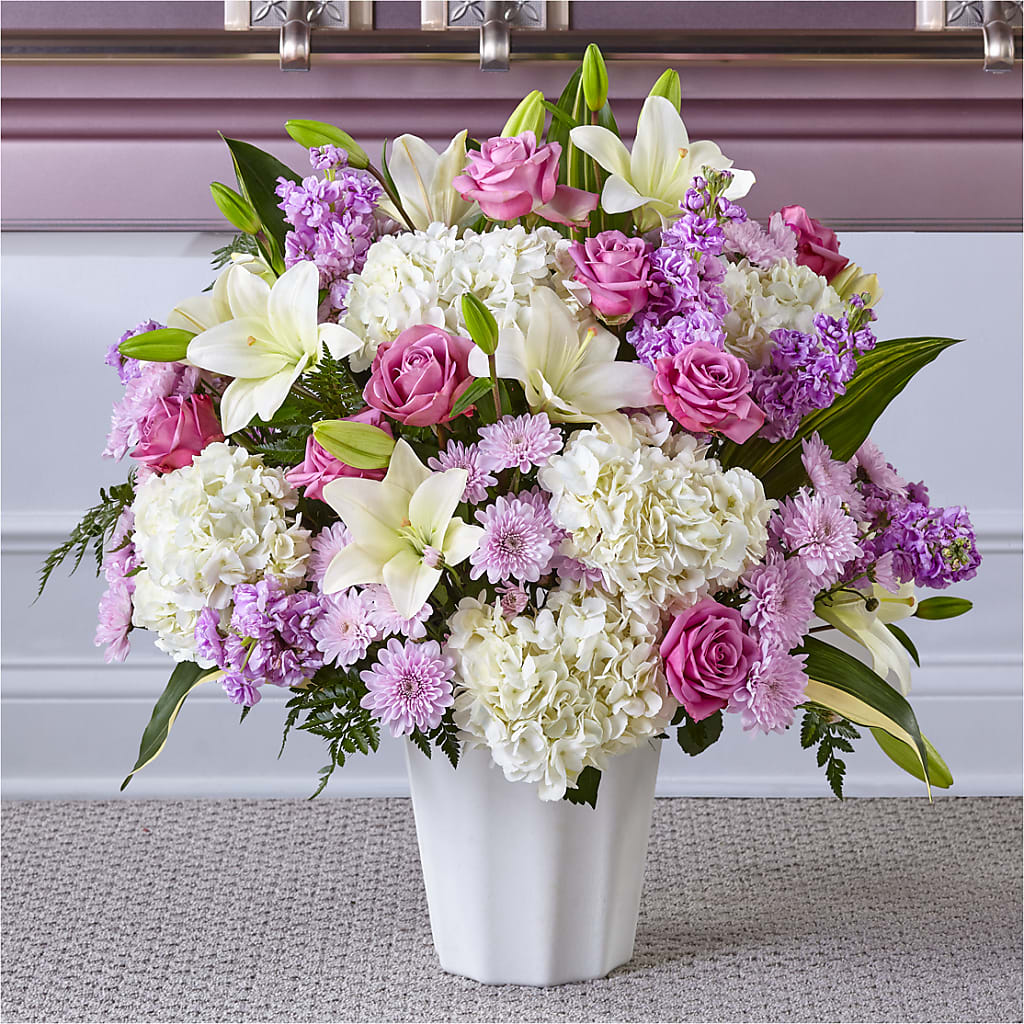 Heaven Sent Floor Basket – MILAM FLORAL & GREENHOUSE, Havre MT