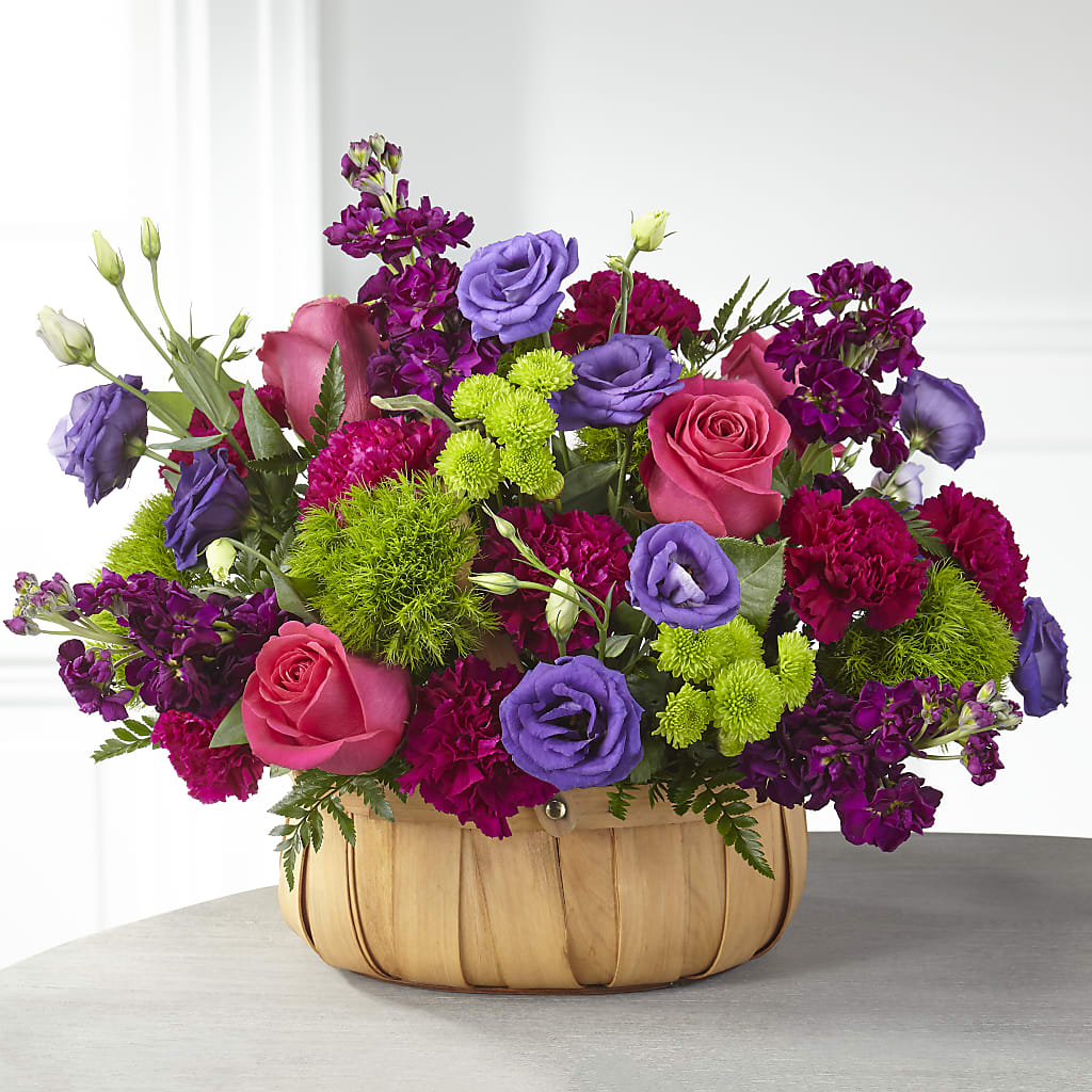 Serene Sanctuary Basket – MILAM FLORAL & GREENHOUSE, Havre MT