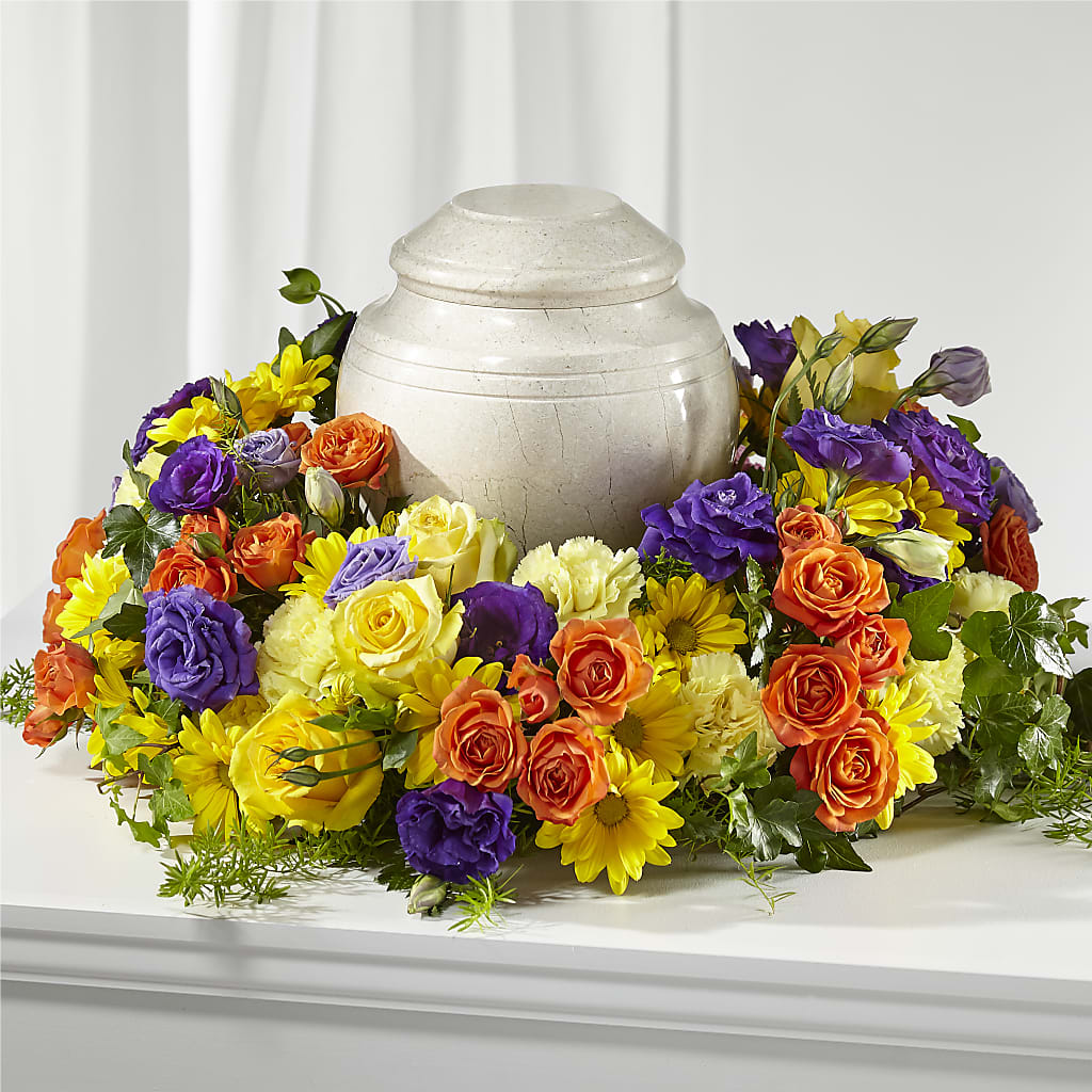 Blossoms of Remembrance Cremation Adornment – MILAM FLORAL & GREENHOUSE, Havre MT