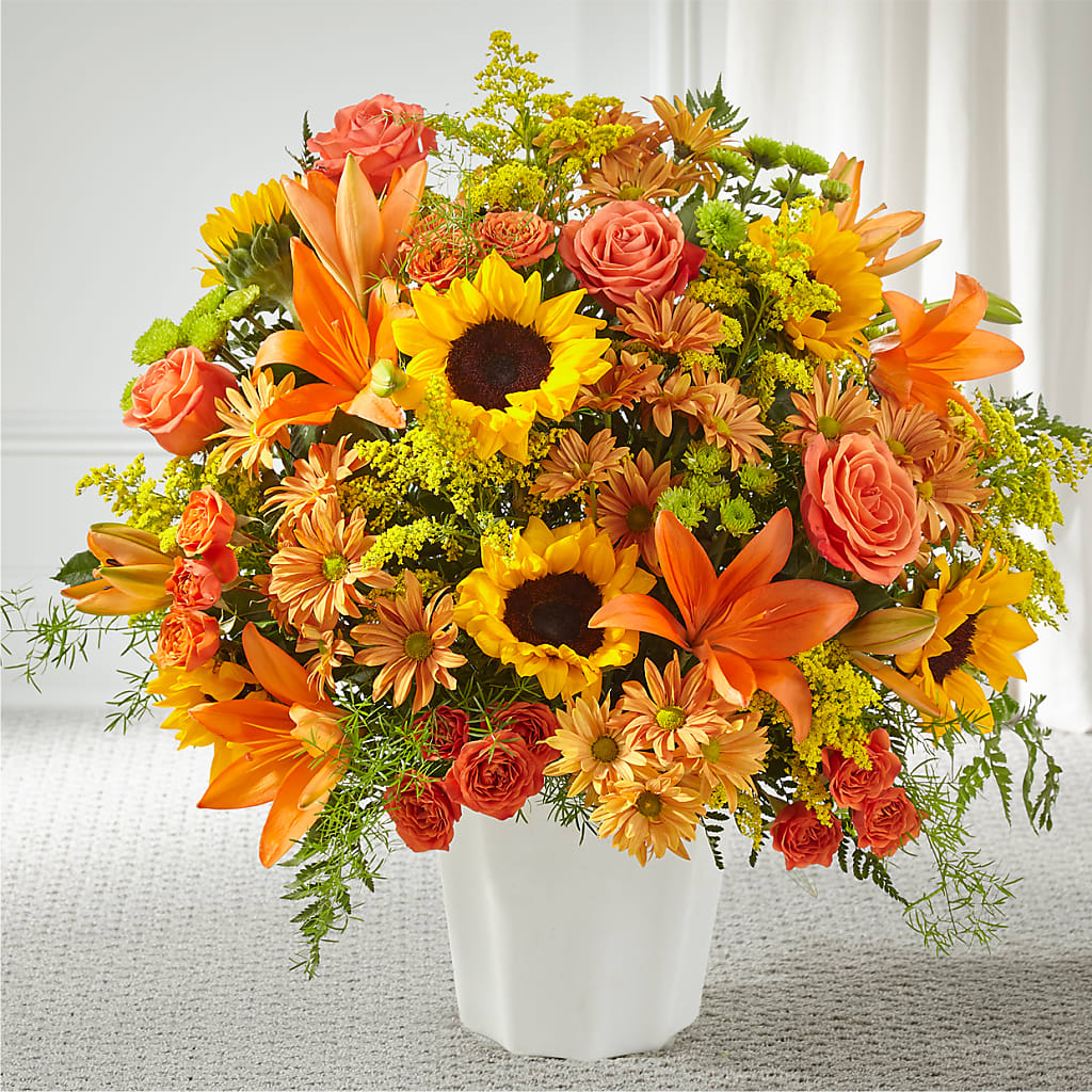 Harvest Thoughts Floor Basket – MILAM FLORAL & GREENHOUSE, Havre MT