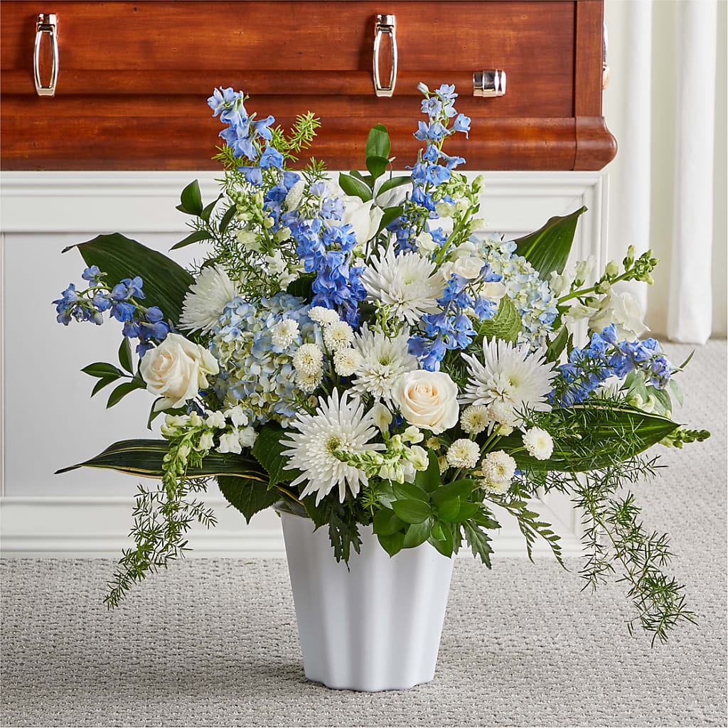 Everlasting Memories Floor Basket – MILAM FLORAL & GREENHOUSE, Havre MT