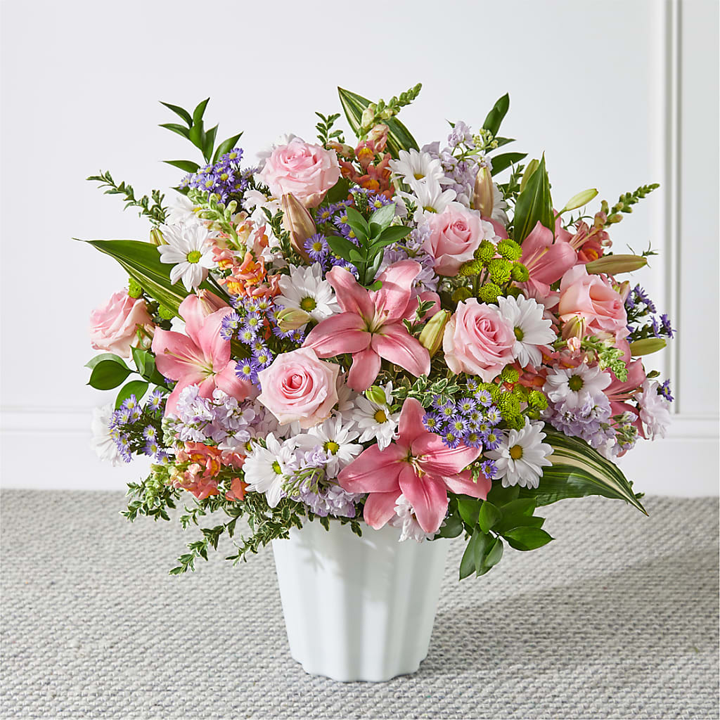 Abundant Compassion Floor Basket – MILAM FLORAL & GREENHOUSE, Havre MT