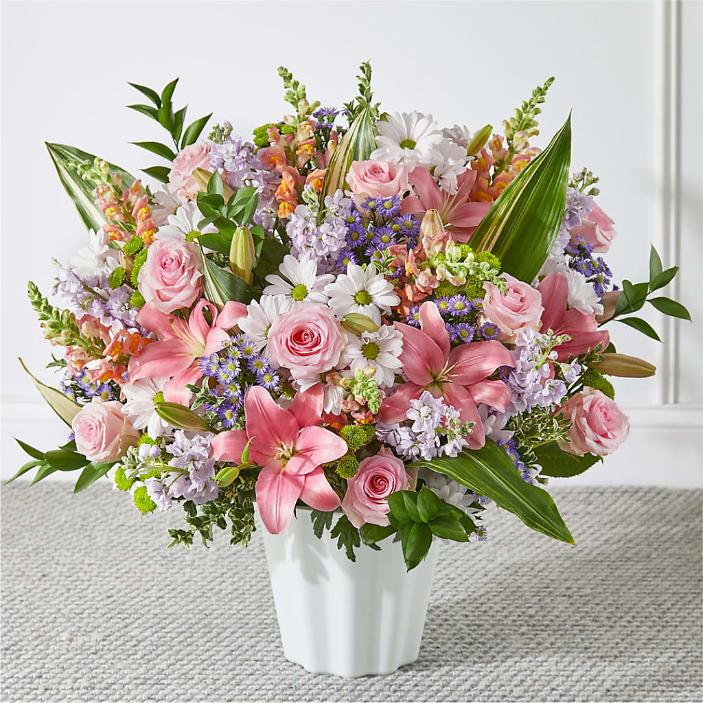 Abundant Compassion Floor Basket – MILAM FLORAL & GREENHOUSE, Havre MT