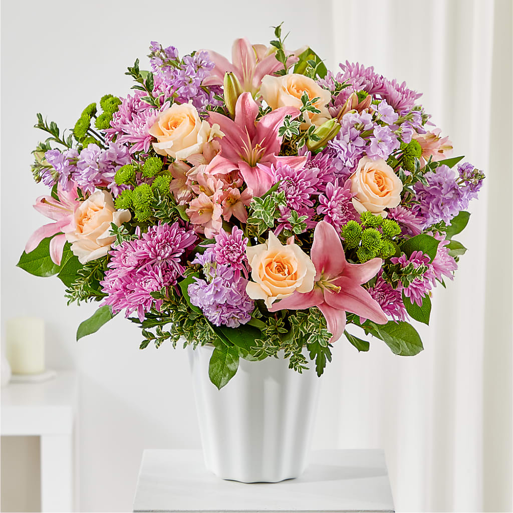 Supportive Embrace Tabletop Basket – MILAM FLORAL & GREENHOUSE, Havre MT