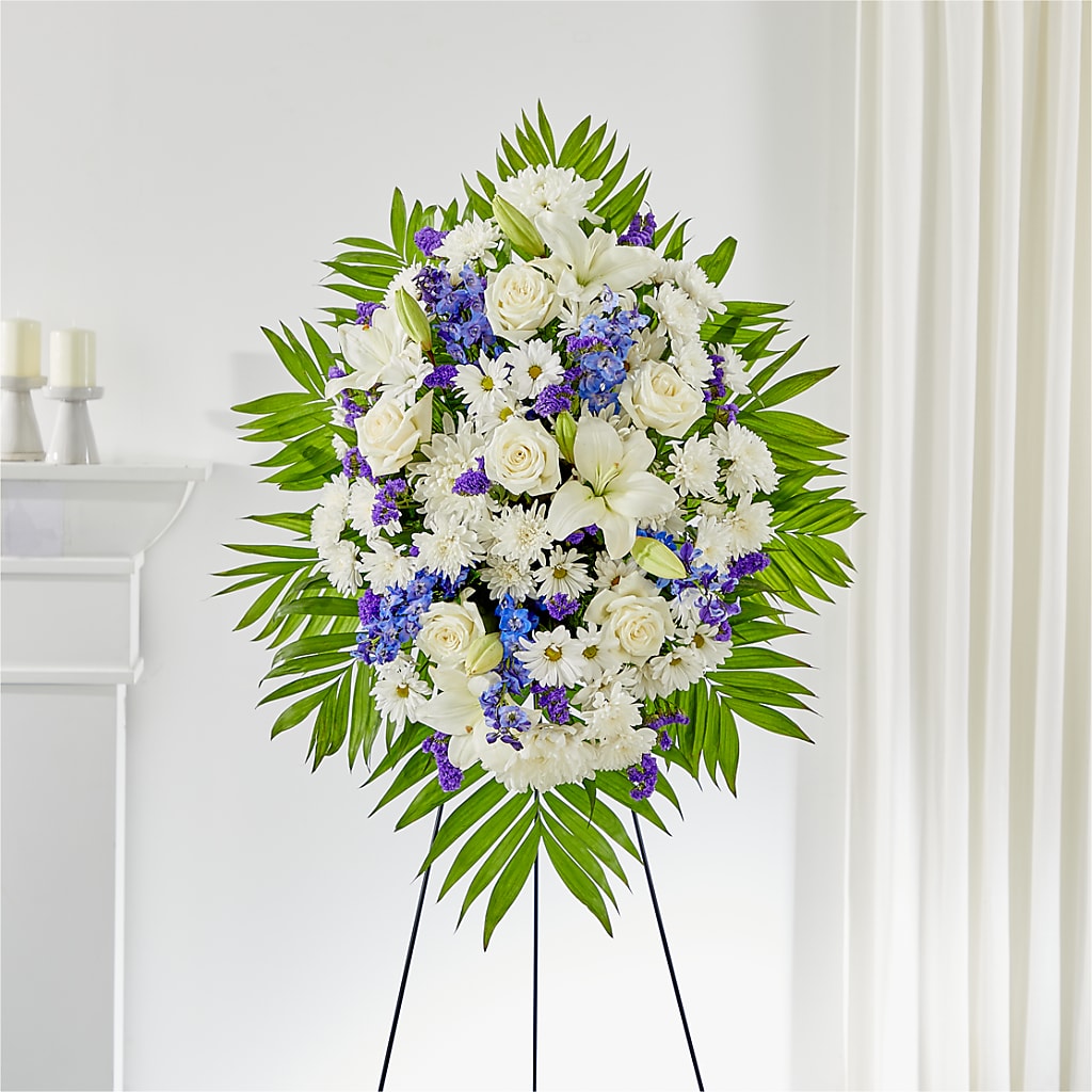 At Rest Standing Spray – MILAM FLORAL & GREENHOUSE, Havre MT