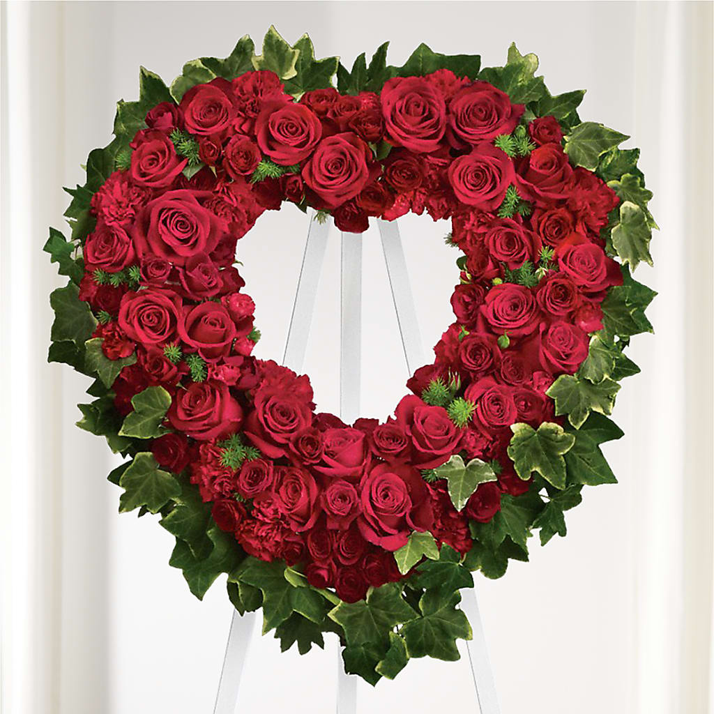 Wholehearted Standing Spray – MILAM FLORAL & GREENHOUSE, Havre MT