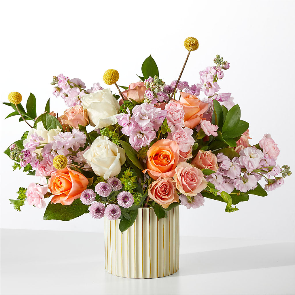 French Market Bouquet with Ivory Vase – MILAM FLORAL & GREENHOUSE, Havre MT