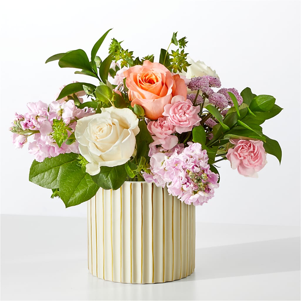 French Market Bouquet with Ivory Vase – MILAM FLORAL & GREENHOUSE, Havre MT