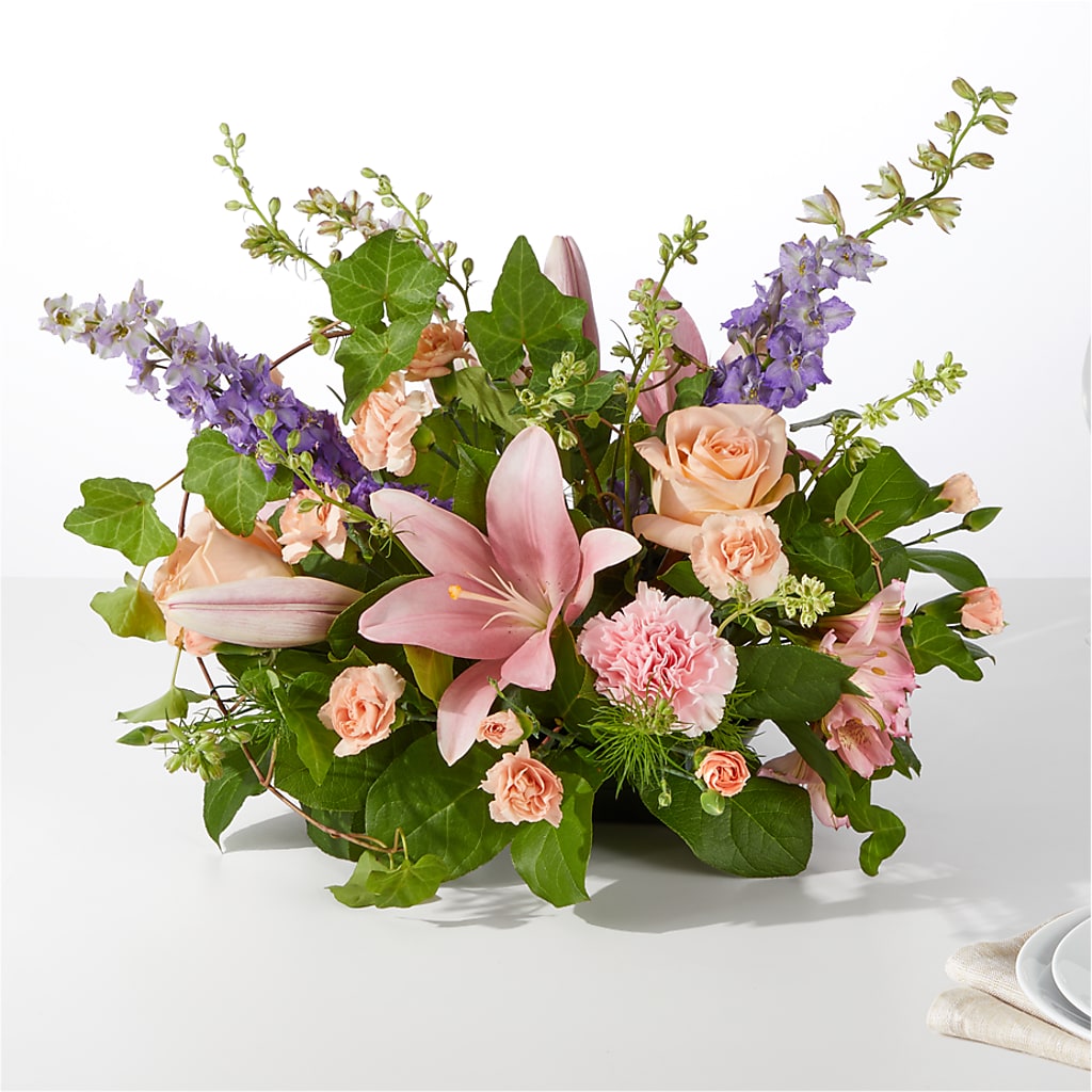 Blossom Time Centerpiece – MILAM FLORAL & GREENHOUSE, Havre MT