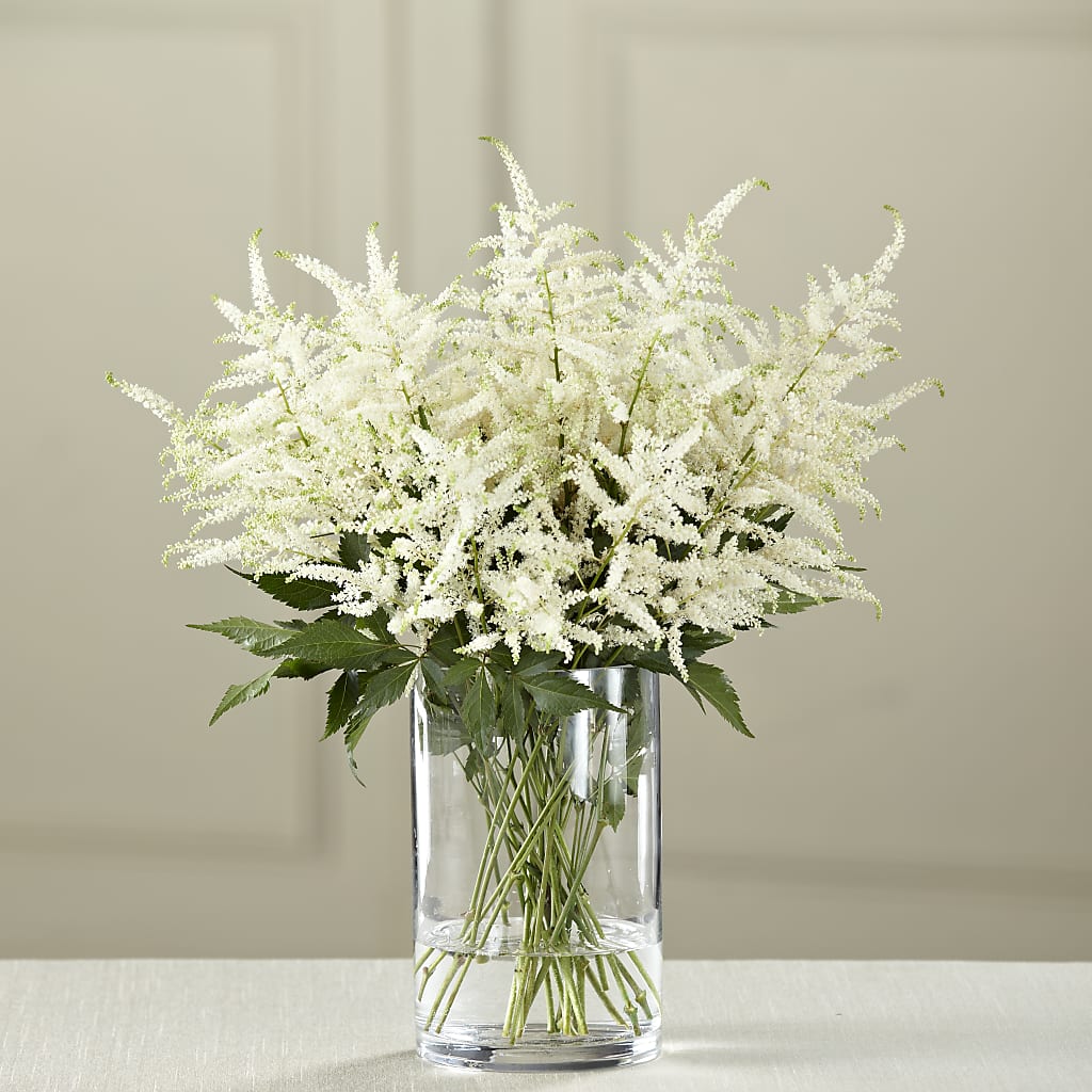 White Astilbe Bouquet – MILAM FLORAL & GREENHOUSE, Havre MT