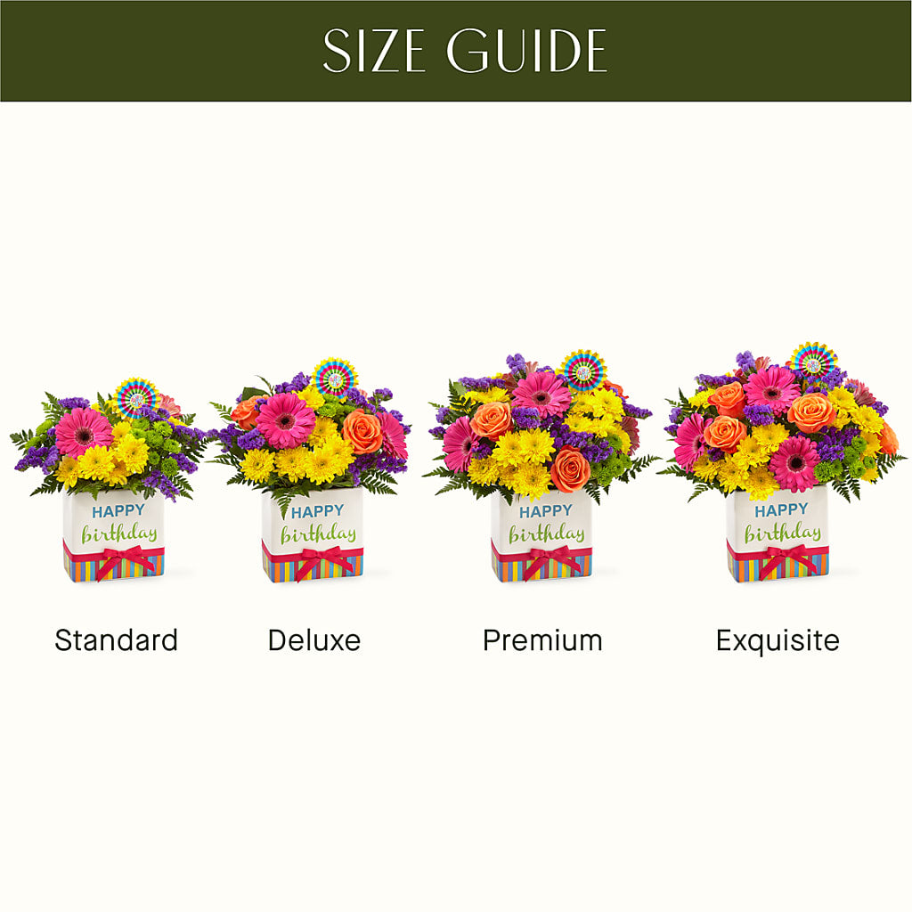 Birthday Brights Bouquet – MILAM FLORAL & GREENHOUSE, Havre MT