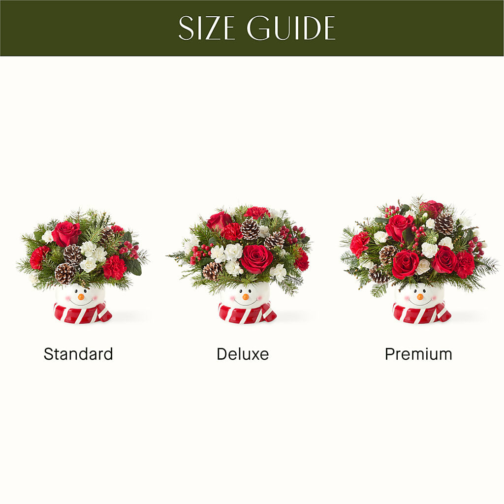 Jolly Snowman Bouquet – MILAM FLORAL & GREENHOUSE, Havre MT
