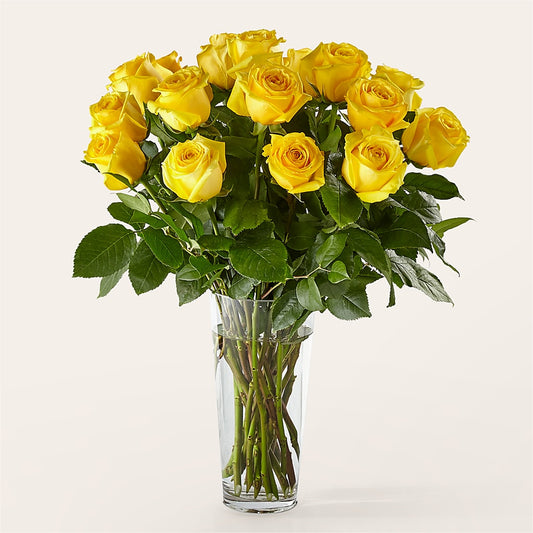 Long Stem Yellow Rose Bouquet – MILAM FLORAL & GREENHOUSE, Havre MT