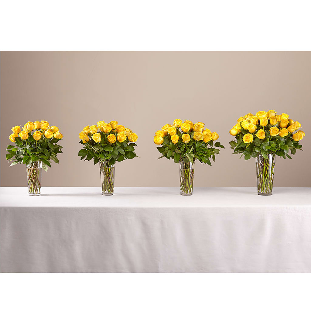 Long Stem Yellow Rose Bouquet – MILAM FLORAL & GREENHOUSE, Havre MT