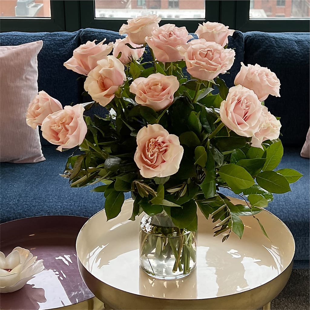Long Stem Pink Rose Bouquet – MILAM FLORAL & GREENHOUSE, Havre MT