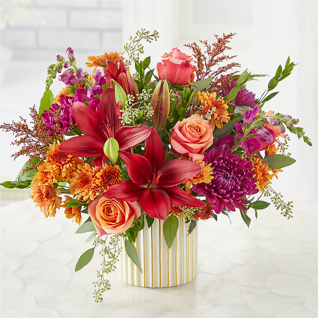 Burgundy Landscape Bouquet – MILAM FLORAL & GREENHOUSE, Havre MT