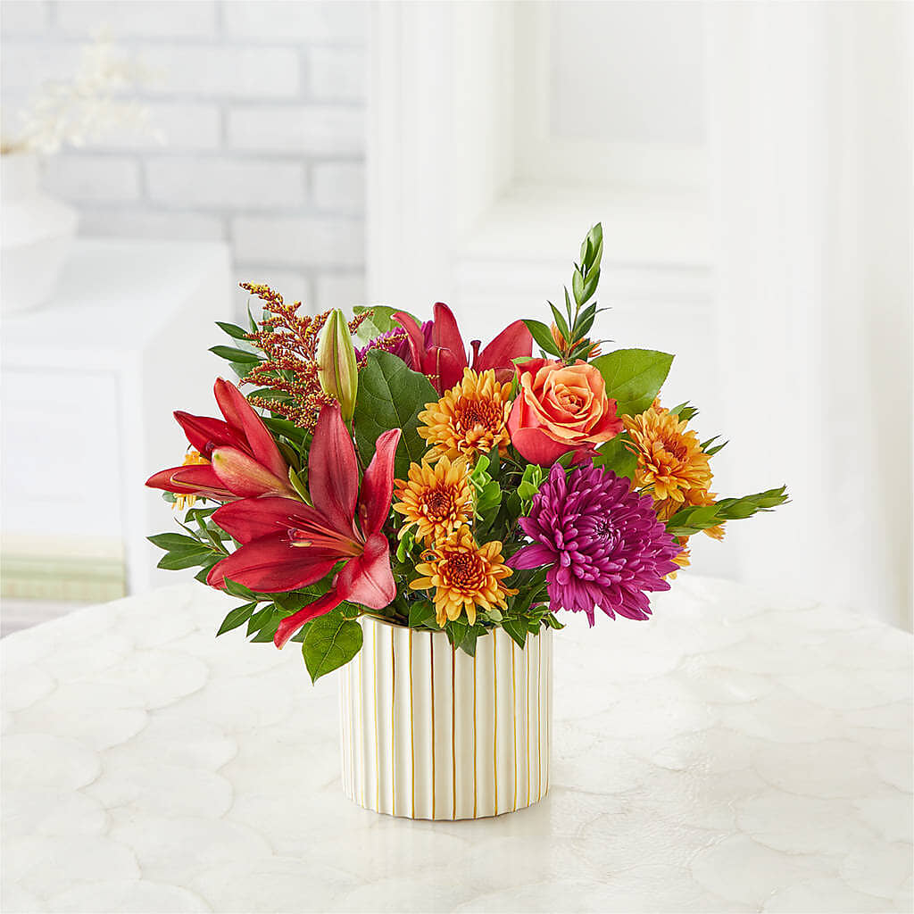 Burgundy Landscape Bouquet – MILAM FLORAL & GREENHOUSE, Havre MT