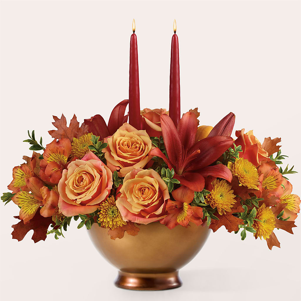 Harvest Table Centerpiece – MILAM FLORAL & GREENHOUSE, Havre MT