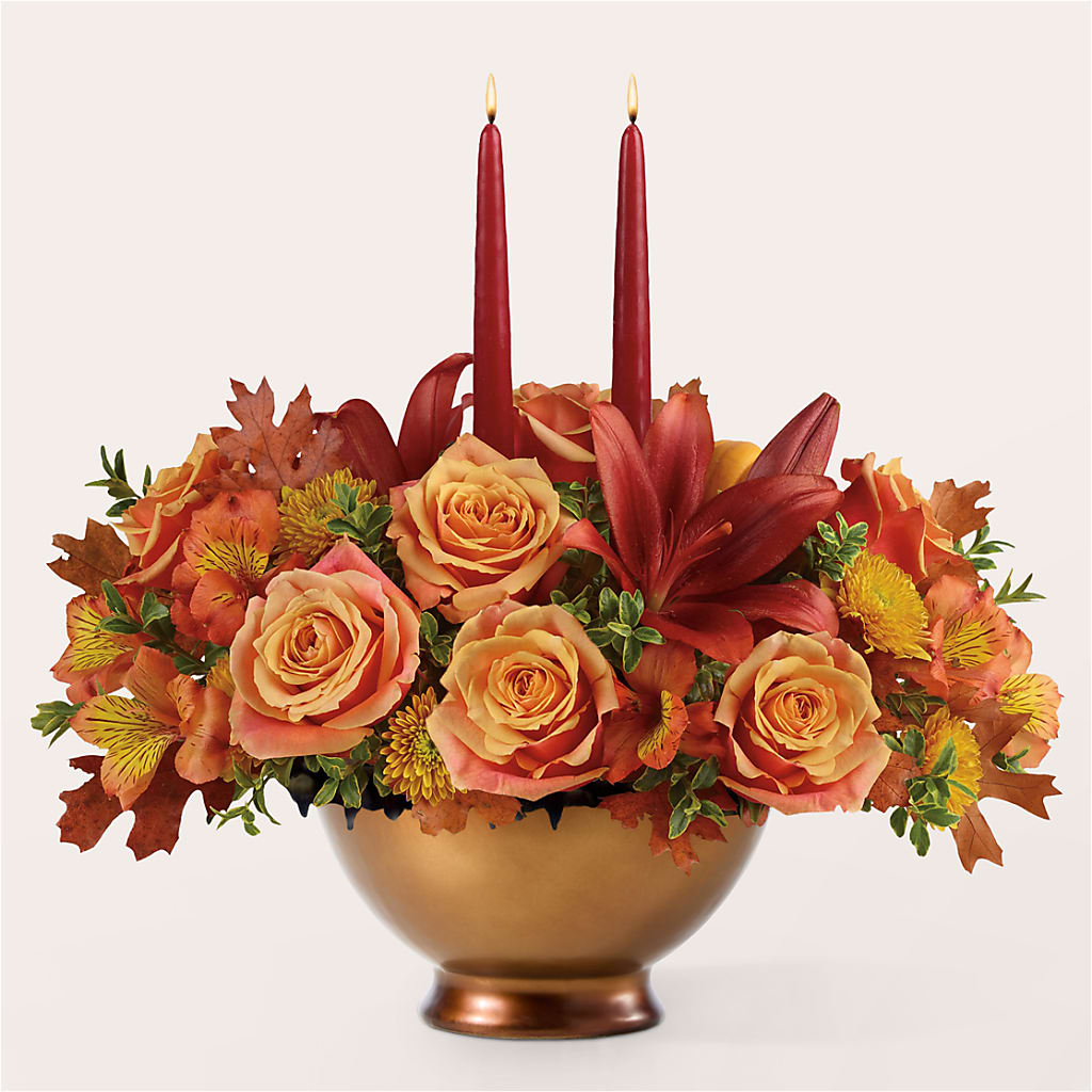Harvest Table Centerpiece – MILAM FLORAL & GREENHOUSE, Havre MT