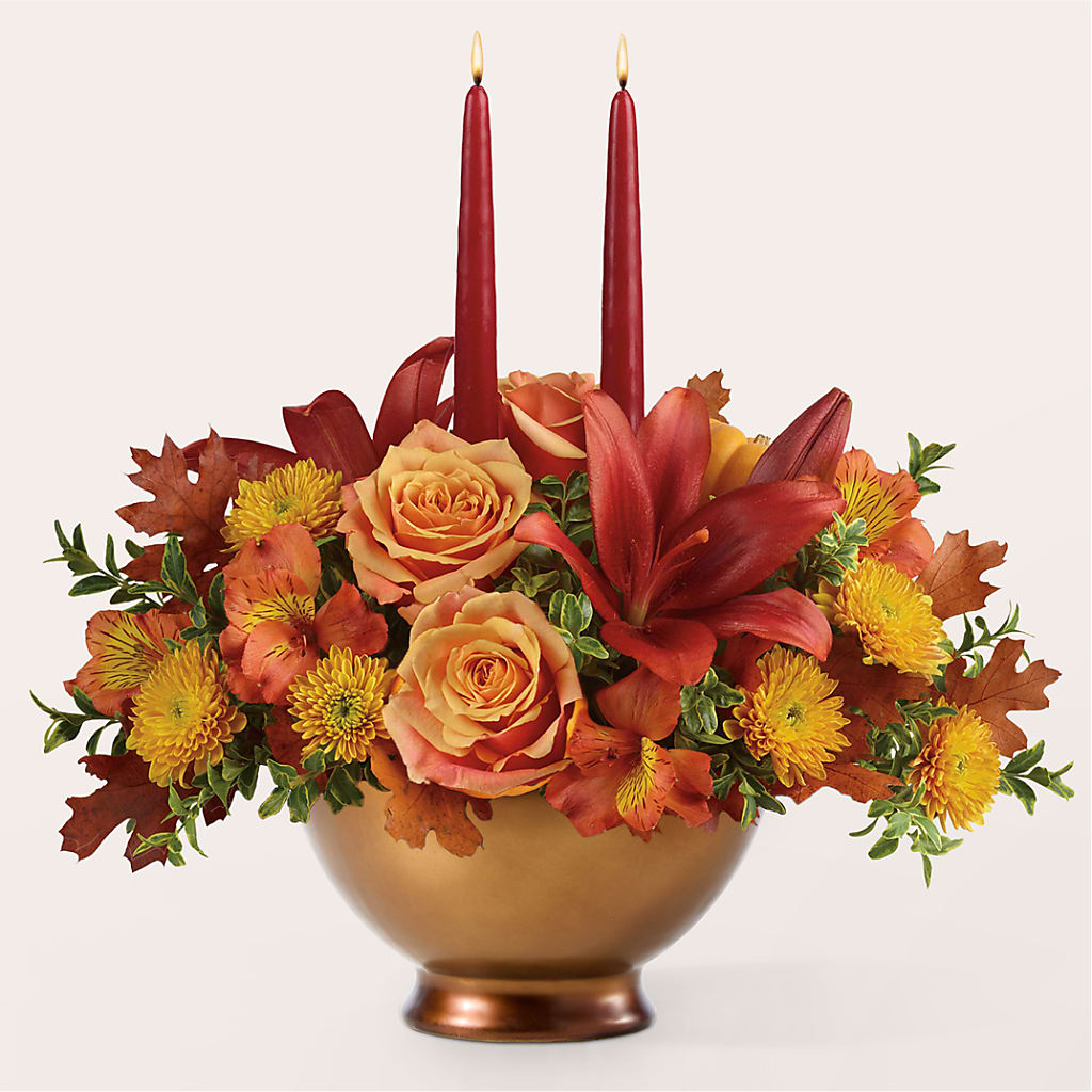 Harvest Table Centerpiece – MILAM FLORAL & GREENHOUSE, Havre MT