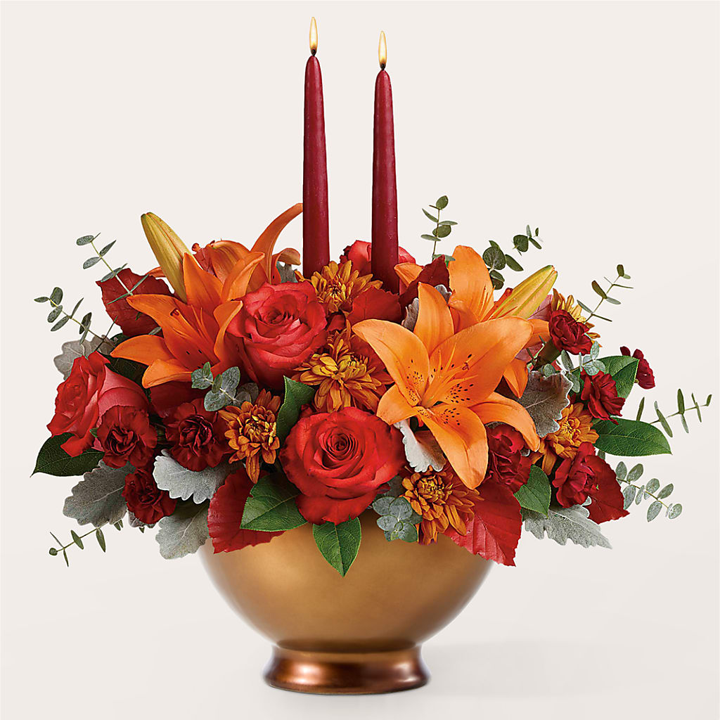Fruits of Fall Centerpiece – MILAM FLORAL & GREENHOUSE, Havre MT