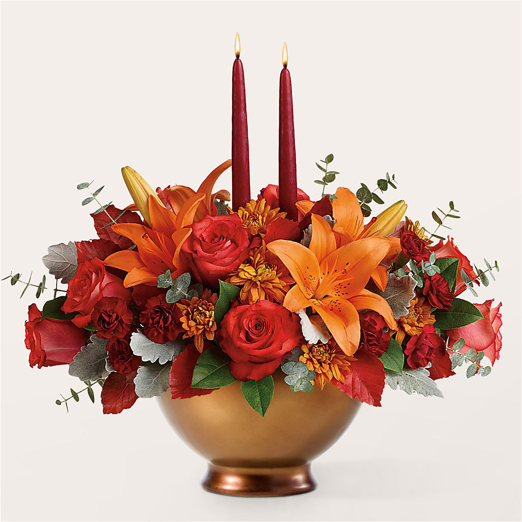 Fruits of Fall Centerpiece – MILAM FLORAL & GREENHOUSE, Havre MT