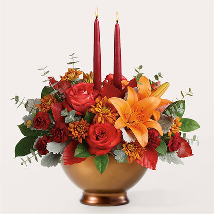 Fruits of Fall Centerpiece – MILAM FLORAL & GREENHOUSE, Havre MT