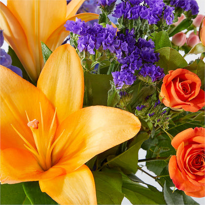 Radiant Citrus Bouquet – MILAM FLORAL & GREENHOUSE, Havre MT
