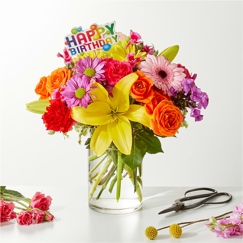Cue the Confetti - A Florist Original – MILAM FLORAL & GREENHOUSE, Havre MT