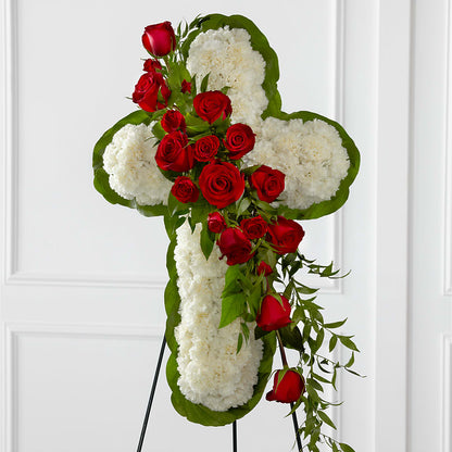 Floral Cross Easel – MILAM FLORAL & GREENHOUSE, Havre MT