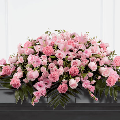 Garden of Comfort Casket Spray (Standard) – MILAM FLORAL & GREENHOUSE, Havre MT