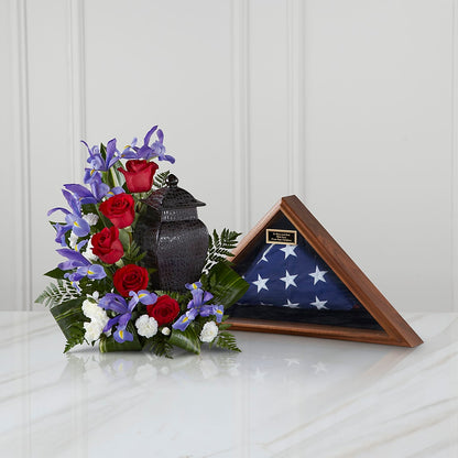Patriotic Tribute Arrangement – MILAM FLORAL & GREENHOUSE, Havre MT