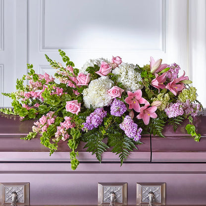 Life's Gratitude Casket Spray – MILAM FLORAL & GREENHOUSE, Havre MT
