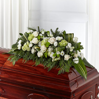 Hopeful Gesture Casket Spray – MILAM FLORAL & GREENHOUSE, Havre MT