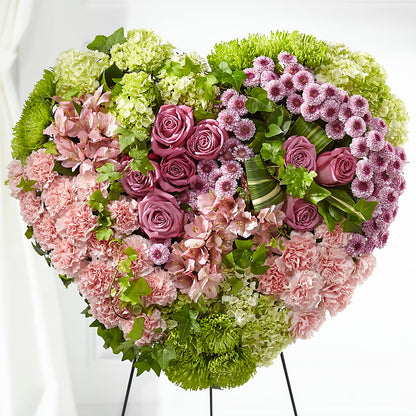Heartwarming Standing Heart – MILAM FLORAL & GREENHOUSE, Havre MT