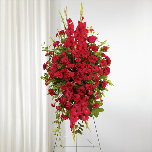 From the Heart Standing Spray – MILAM FLORAL & GREENHOUSE, Havre MT