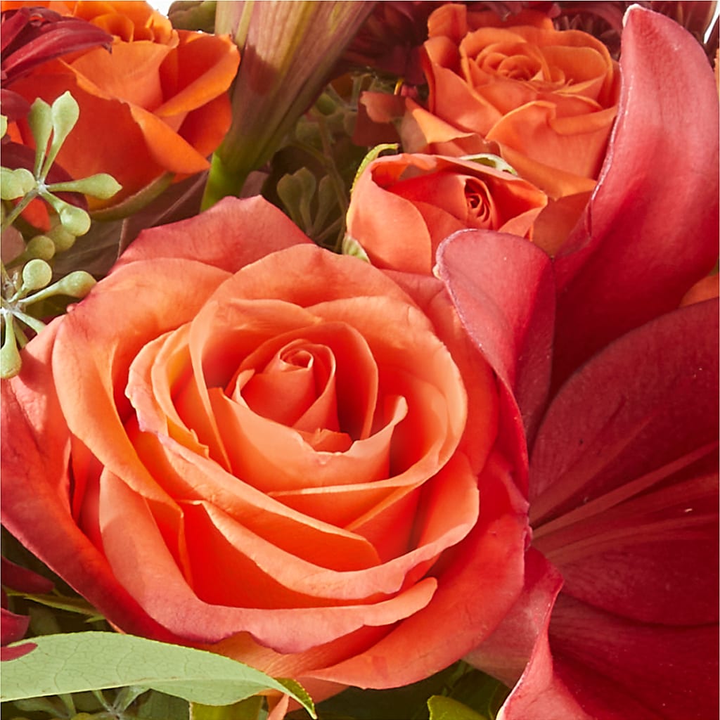 Crimson Leaves Bouquet – MILAM FLORAL & GREENHOUSE, Havre MT