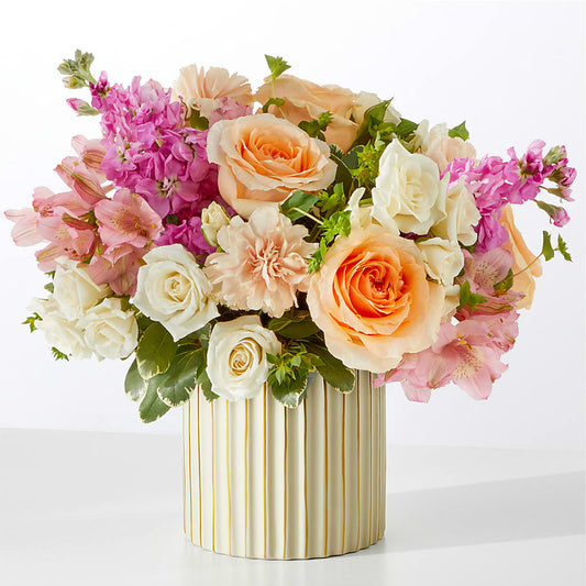 Paradise Bouquet with Ivory Vase – MILAM FLORAL & GREENHOUSE, Havre MT
