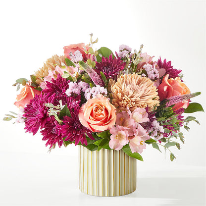 Berry Cobbler Bouquet with Ivory Vase – MILAM FLORAL & GREENHOUSE, Havre MT