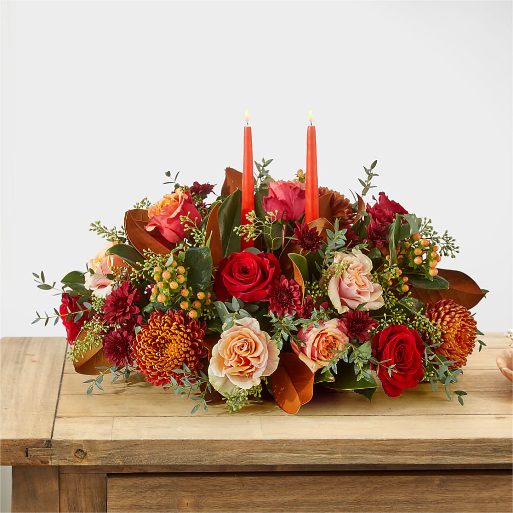 Gather Near Centerpiece – MILAM FLORAL & GREENHOUSE, Havre MT