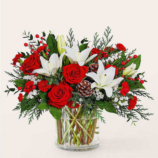 Best in Snow Bouquet – MILAM FLORAL & GREENHOUSE, Havre MT